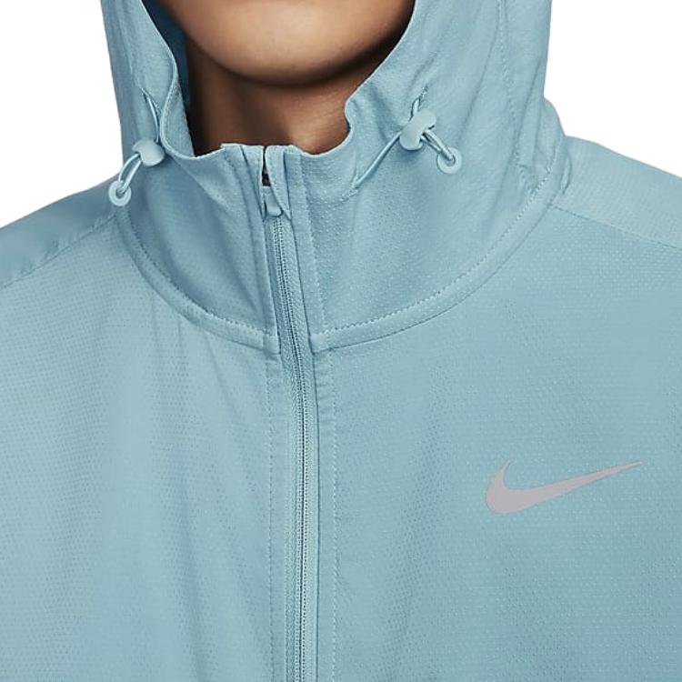 New Nike Windrunner Jackets & Coats Men's Denim Blue Green FB7541-464