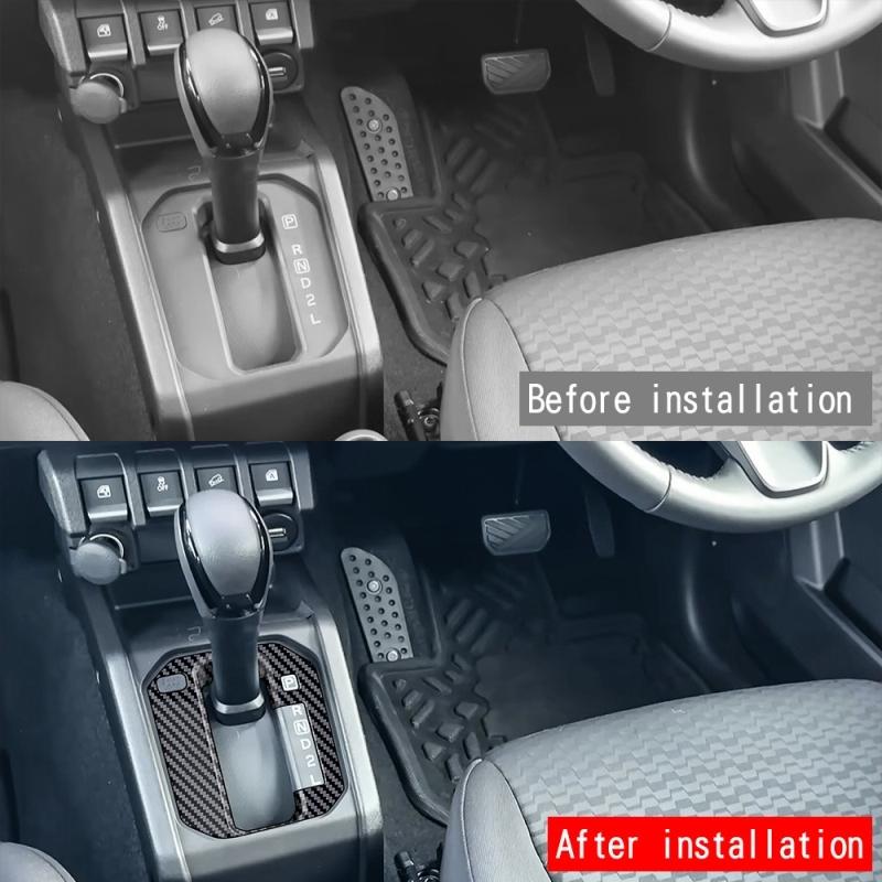 LHD RHD FOR SUZUKI Jimny Nomade 5/SIERRA 3 2025 2026 ABS black center control gear shift panle Interior Decoration accessories