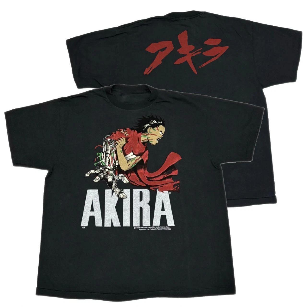 2 Sided Akira 1988 Neo Tokyo Anime Reprint T-T-shirt 2XL