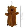 Zipper Capybara Plush Pen Bag Animal Doll Capibara Plush Pencil Pouch  Office