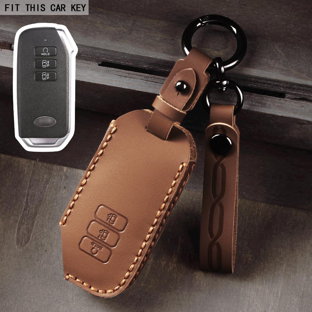 Tax Excluded, Add At Checkout If Applicable. Leather Car Key Case Fob Cover for Kia Sportage Ray Sorento Soul Telluride Cerato K