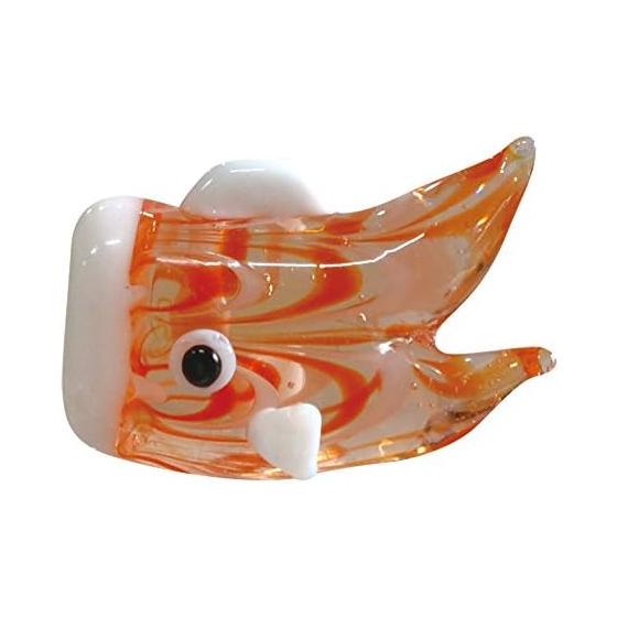 Fokart Cute Handmade Glasswork Mini Carp Red Boy s Festival