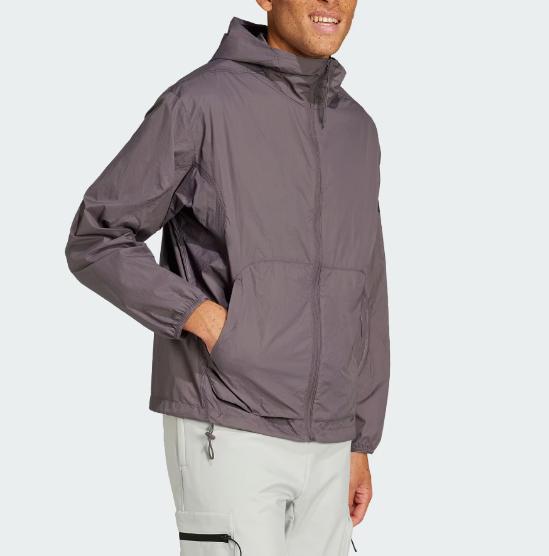 Adidas CITY ESCAPEWindbreaker Jacket Men's Stratum Gray JF3292
