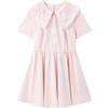 Leding Bow Embroidery Waist-Cinching Summer Dress