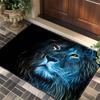 Zoo Lion Series Entryway Doormat Waterproof Shock Resistant Stain Resistant Easy Clean Room Home Decor Accessories