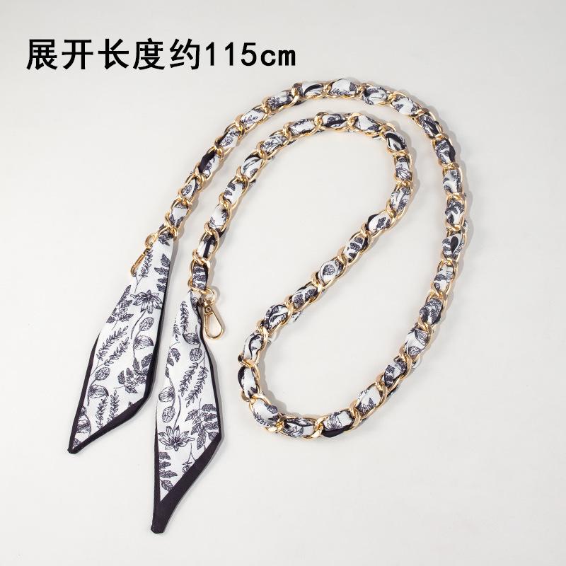 Bag Chain Strap Silk Scarf Metal Long Decorative Accessory Modification Order Buy Replace Evelyn Shoulder