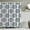 Farm Fresh Cow Print Shower Curtain: Rustic Brown White Abstract Bathroom Decor for Kids Room Country Style Home Decoration Perf