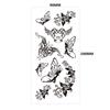 English Tattoo Sticker Feather Red Lip Totem Arm Circle Set Simulation Waterproof Tattoo Sticker