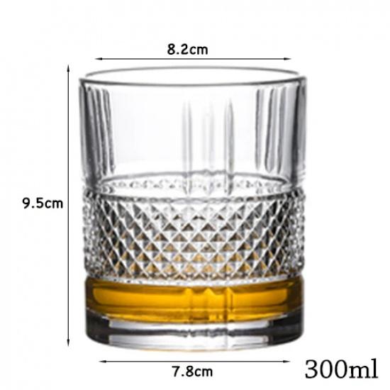 Bicchieri da Whiskey, Bicchieri da Scotch, Bicchieri Old Fashioned per Whiskey/Regalo Perfetto per gli Amanti dello Scotch/Bicchieri di Stile per Bourbon/Rum