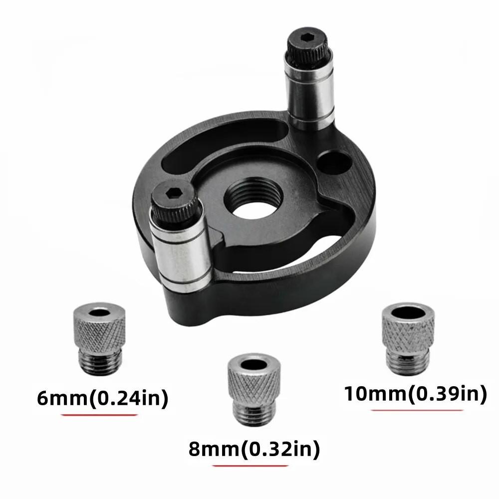 6/8/10mm Drill Guide Locator Hole Punching Carpentry Tools Woodworking Pocket Hole Jig Self-centering Vertical Doweling Jig