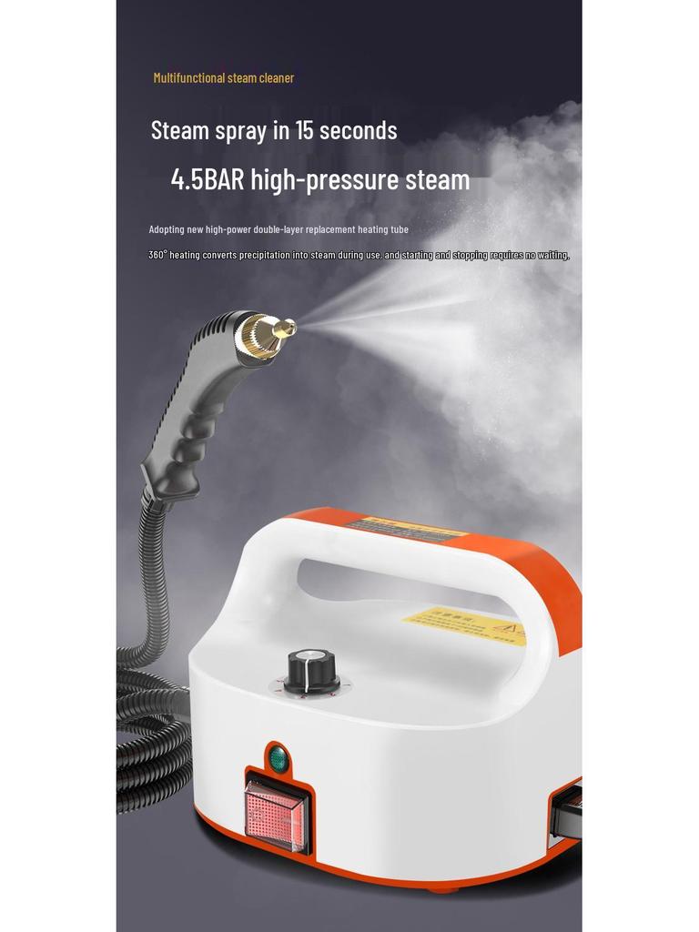 High-Power Multifunctional Steam Cleaner for Kitchen Range Hood