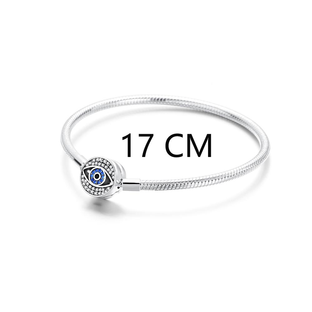 

S925 Серебро Глаз Греции Глаз Дьявола Подвеска Шарм из бисера подходит для оригинального браслета DIY Женские украшения