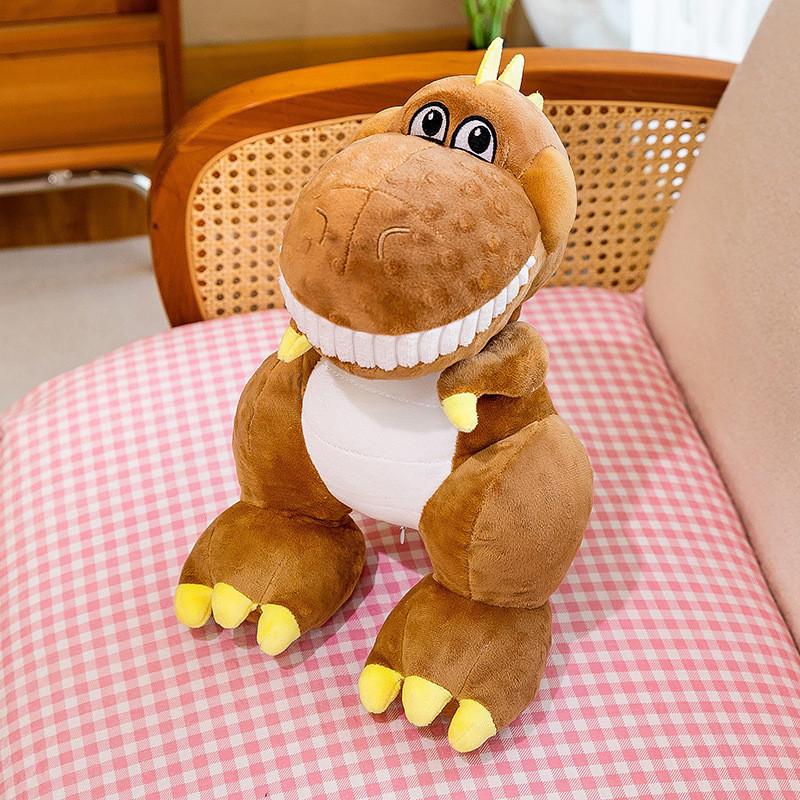 Adorável Brinquedo de Pelúcia de Dinossauro Animal de Pelúcia Macio e Fofo Para Presente de Aniversário de Crianças
