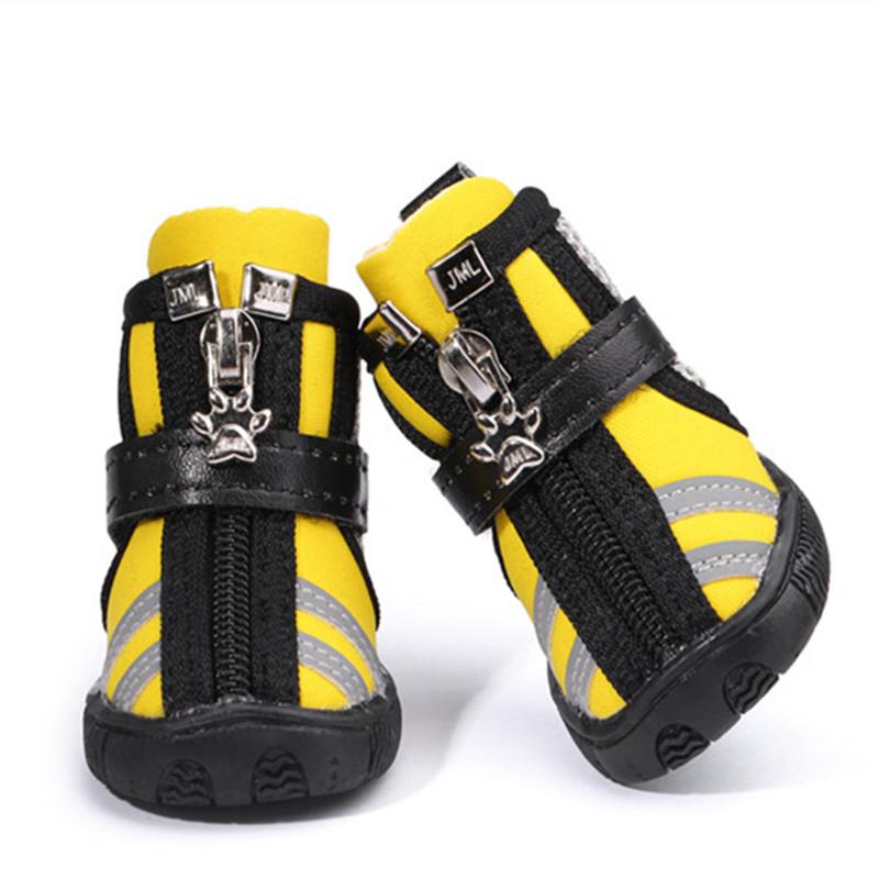 

Дышащая обувь для домашних собак весна лето обувь для маленьких собак с молниями нескользящие ботинки для собак для тедди чихуахуа 1