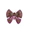 Middle Palace Style Heavy Industry Rhinestone Butterfly Brooch Jewelry For Women Men Fashion Classic Baroque Crystal Insect Pins