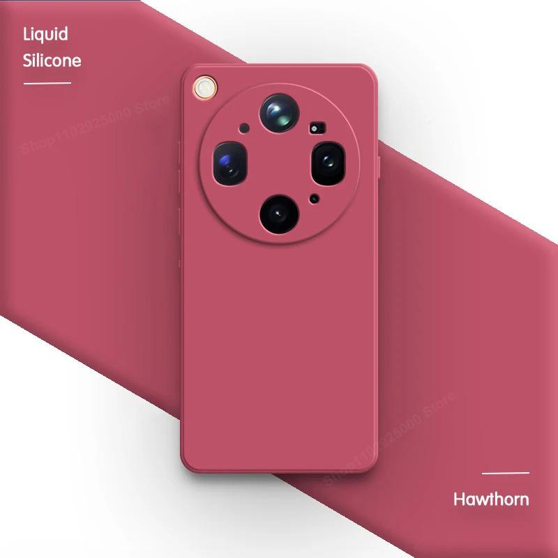 For OPPO Find X9 Ultra X9 Pro Case Liquid Silicone Camera Lens Protector Phone Cases for OPPO Find X9 Ultra X9 Pro Soft Cover