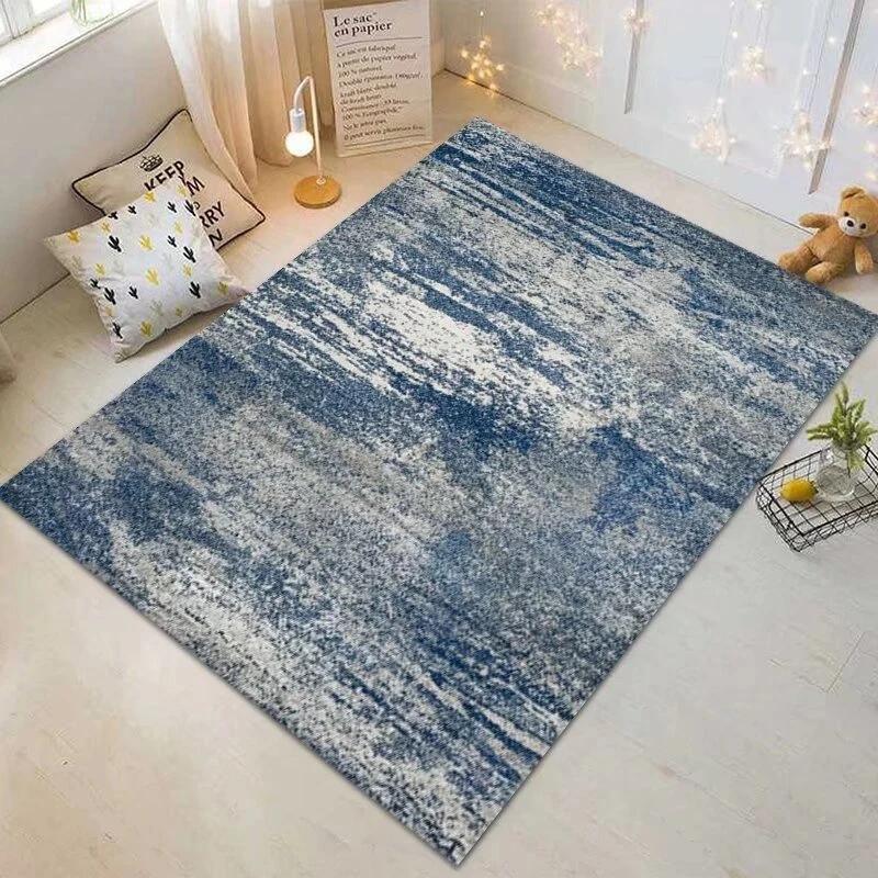 Carpet Modern Simple Light Luxury Rug Soft Non-Slip for Living Room Kids Bedroom Coffee Table Retro Home Decoration