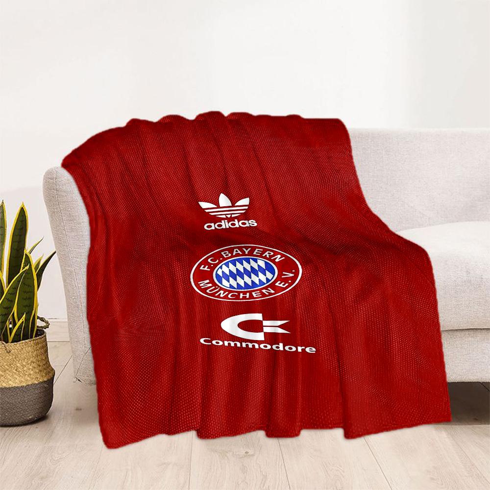 Bayern Munich Blanket Comfortable Perfect for Office Office Chair Bedding All-Season Use Modern Style Best Holiday Gift for Friends Family