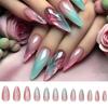 French False Nails Glazed Cat's Eye Nail Tips Fashion Press On Nails  DIY
