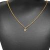 5pcs Stainless Steel Gold Rhinestone Letters Charms DIY Women Girl Alphabet Necklace Pendants Jewelry Bracelet Earrings Making
