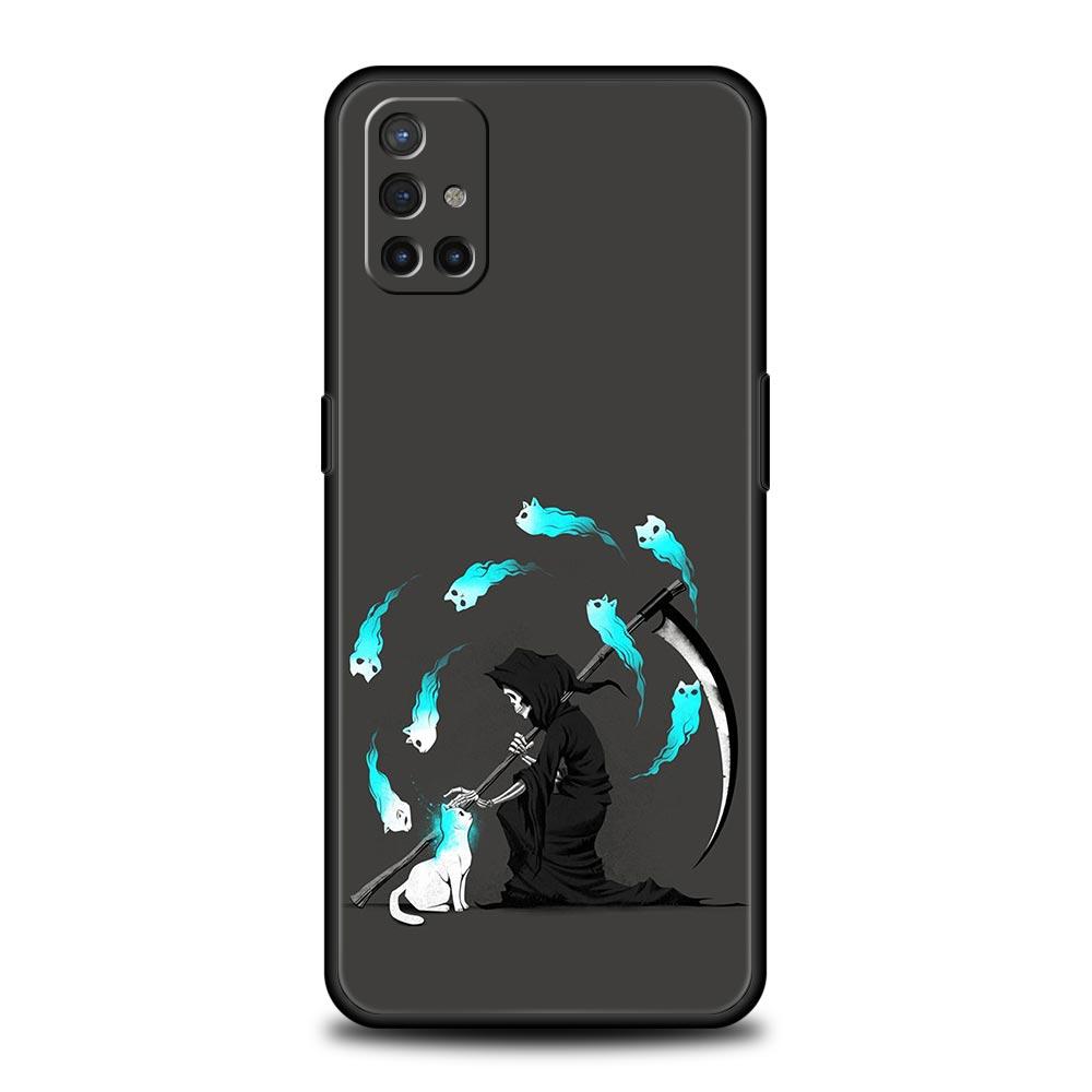Phone Case For OnePlus 12 11 10 9 Pro 9T 12R 10R 9R 9RT 10T 8T 8 7 6T 7T Nord 2T CE 2 5G N200 N10 N100 Soft Cover Funny Skeleton