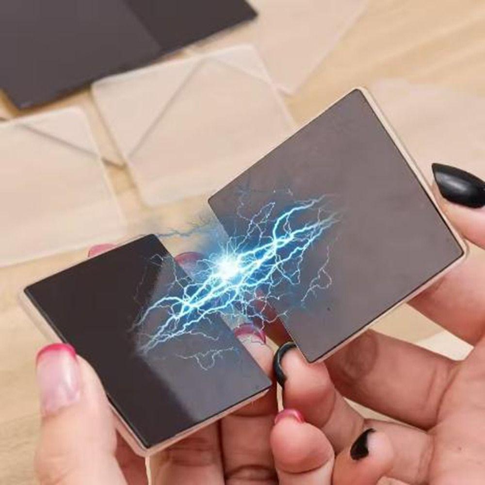 16 Pieces Square/Round DIY Transparent Refrigerator Magnet Magnetic Photo Stickers  Home Decor