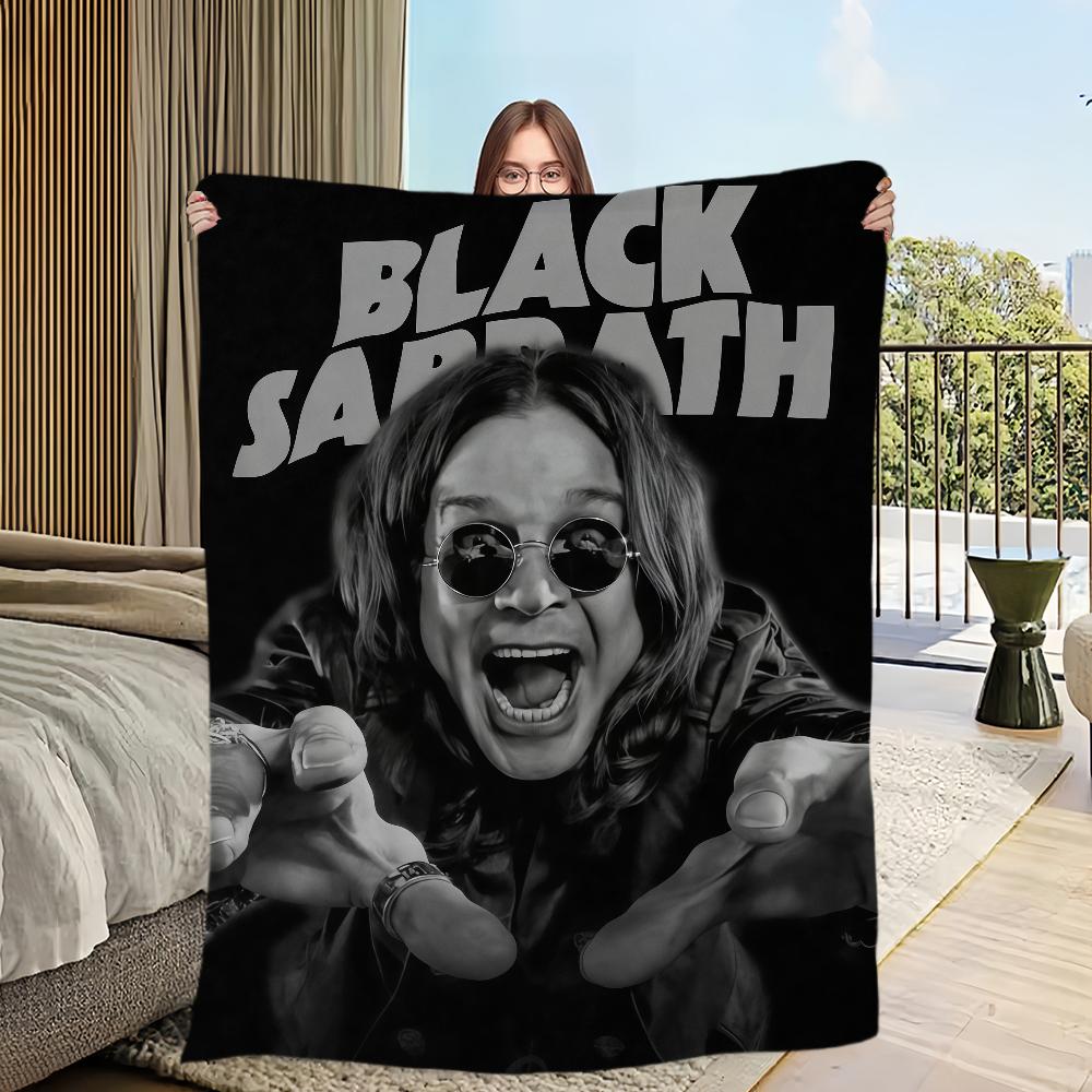 

Rock Band B-Black S-Sabbath Плед Фланелевый теплый комфорт мягкий плюшевый плед Для Пикника Кроватей Диванов Домов И Спален 30x40in