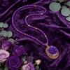 New Large Handmade Acrylic Rose Flower Necklace, Original Design Jewelry.