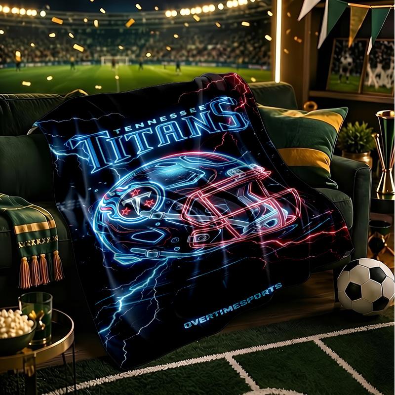 Tennessee Logo Art Blanket Lightweight Flannel Bedding Blanket Perfect for Travel, Camping, Living Rooms, Offices, Sofas, Fan Christmas gift