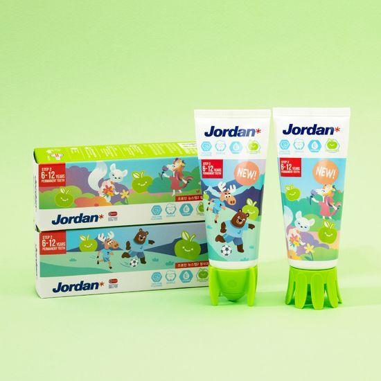 Jordan News Step 2 Children's Toothpaste 90g (Green Apple Flavor) (On)