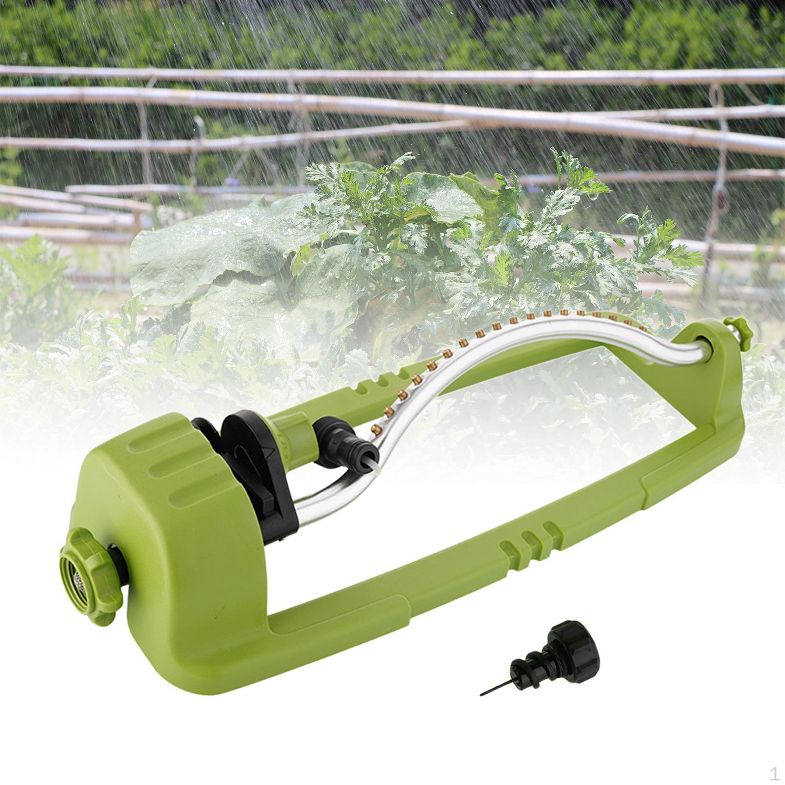 

Осциллирующий разбрызгиватель для газона, регулируемый распылитель, простая установка, многоцелевой полив зелёный