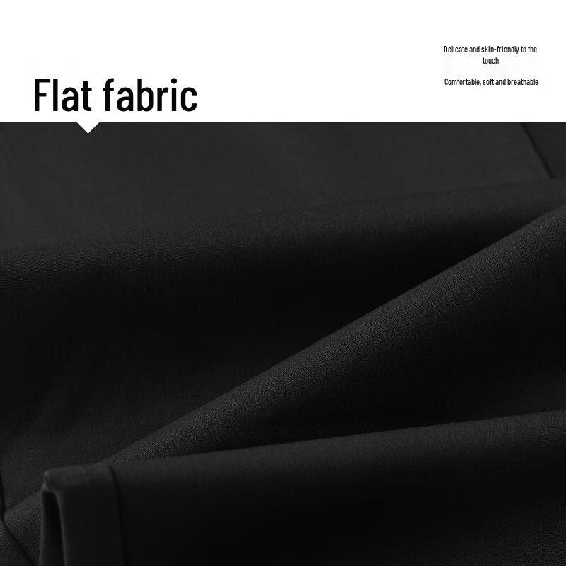 HLA Men's Straight Fit Embroidered Casual Trousers