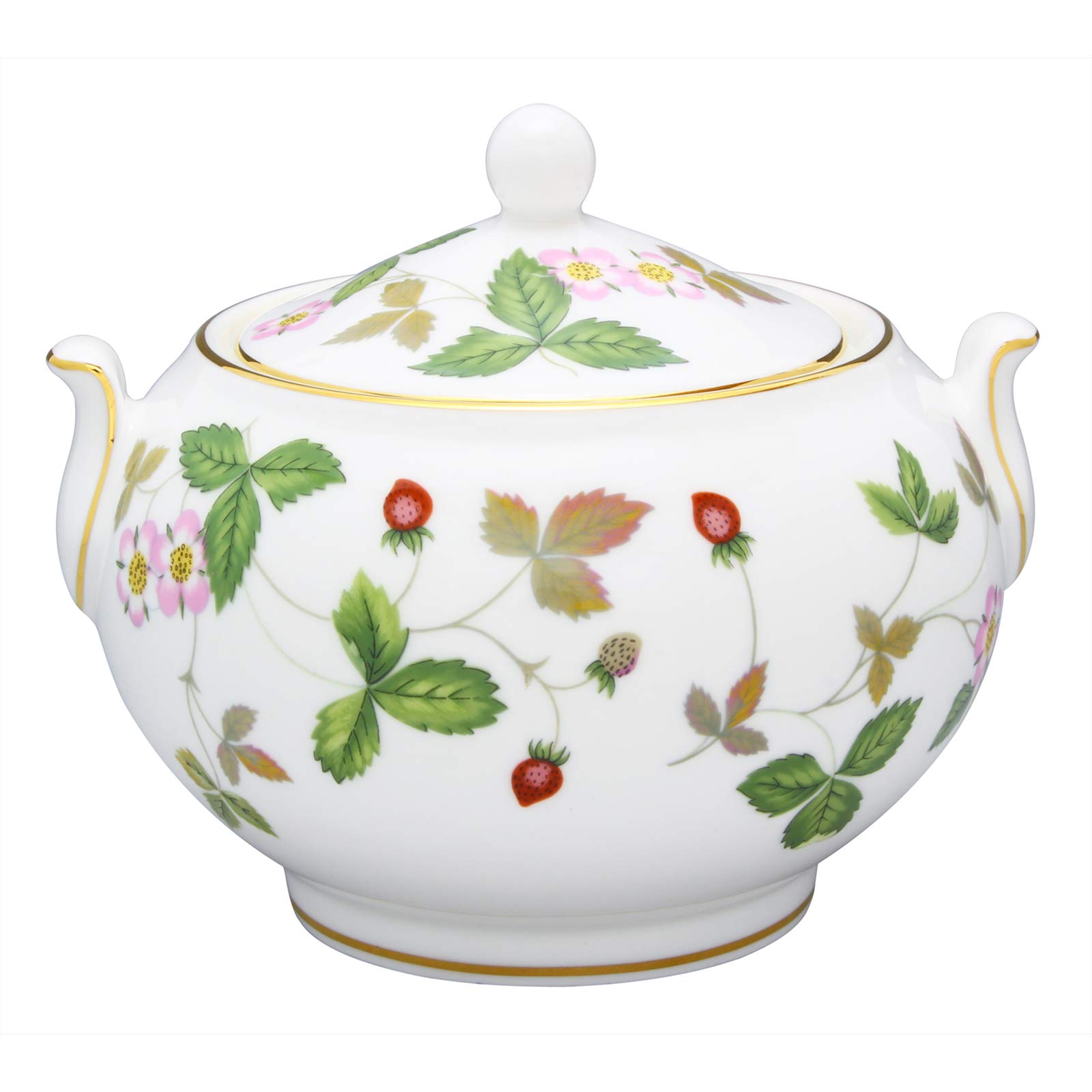 

[Обычный импортный продукт] Wedgwood Wild Strawberry Tea Sugar Box L Свадебный подарок 50105506034