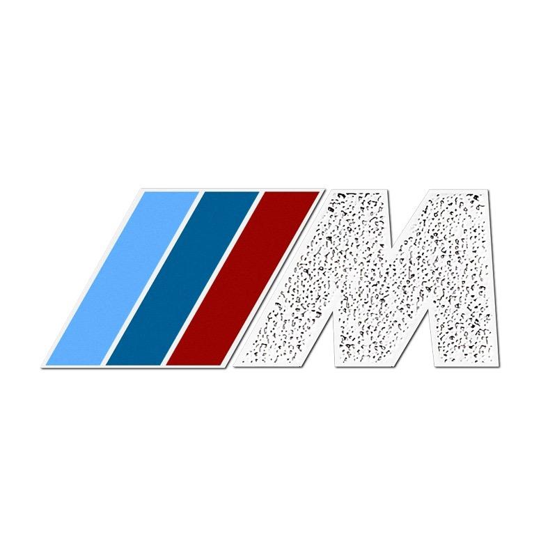 Metall-Emblem Auto-Deko Aufkleber Reflektierend Auto-Scheibenwischer-Aufkleber Für BMW M Power Performance M3 M5 X1 X3 X5