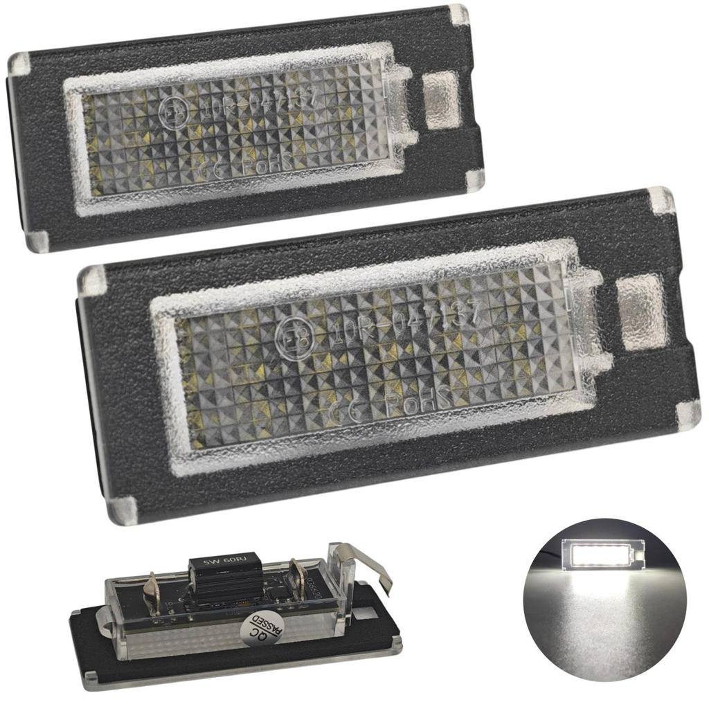 LED-skyltbelysning kompatibel med Peugeot, Citroen, Fiat, Lancia - 2 st Off-Road