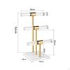 Acrylic Jewelry Display Stand Elegant Design Necklace Rack Thickened Base