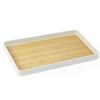 Rectangular Wood Pattern Tea Tray Japanese Style Tea Cup Plate Imitation Wood Grain Tray  Home