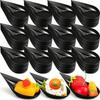 10Pcs Plastic Ice Cream Cup Unbreakable Dessert Cups Tableware Drop Appetizer Plates  Caviary