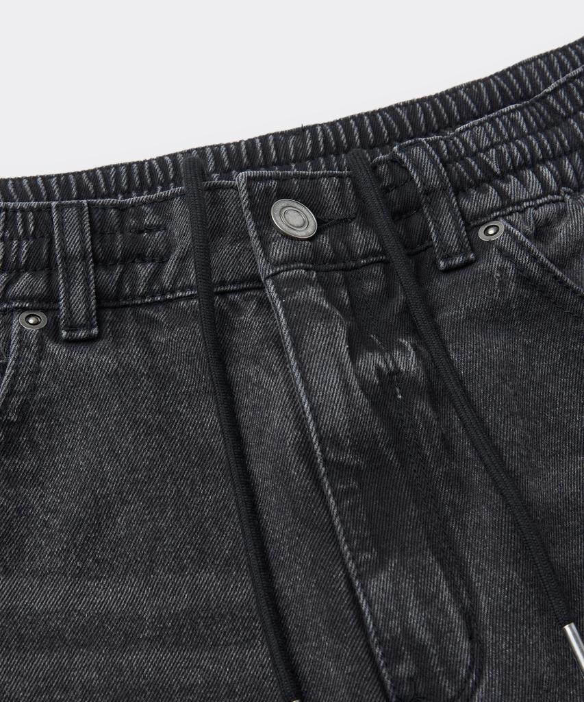 Keoseuuteommellou Black Denim Bermuda Shorts Cwpam26371Bkx