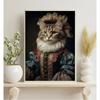 Funny Pet Dog Renaissance Animal Portraits Minimalist Wall Art Print Canvas Painting for Living Room Modern Home Decor