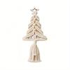 Festliche Makramee Weihnachtsbaumschmuck: Handgefertigt, Ohne Federn, Ohne Strom, Bohème-Stil, Stoffmaterial