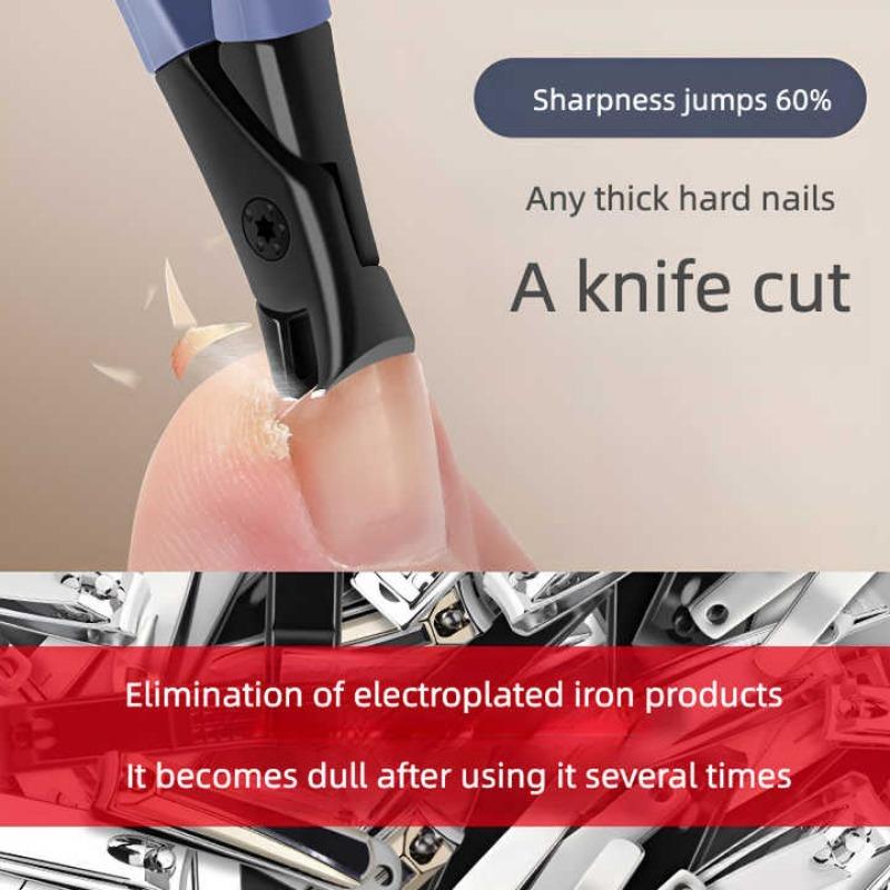 Splash-Proof Large Opening Nail Clippers Nail Clippers Set Nail Clippers For Thick And Hard Nails  Nail Clippers For Home Use
