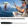 Stainless Steel Fish Hook Remover Quick Fishhook Detacher Security Extractor Disconnect Removal Tools Descending Device Fishing Accessories