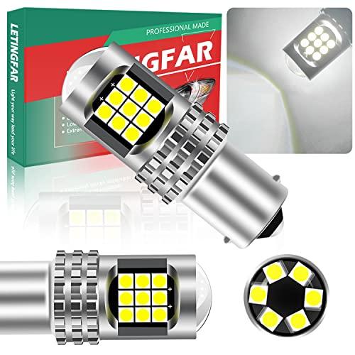 

S25 LED Single White 180 Degree Pin Angle Brake Light 1156 G18 BA15S P21W 180 Degree Pin LED Lamp S25 Single Bulb 7506 1141 1003 1073 Reverse Lig