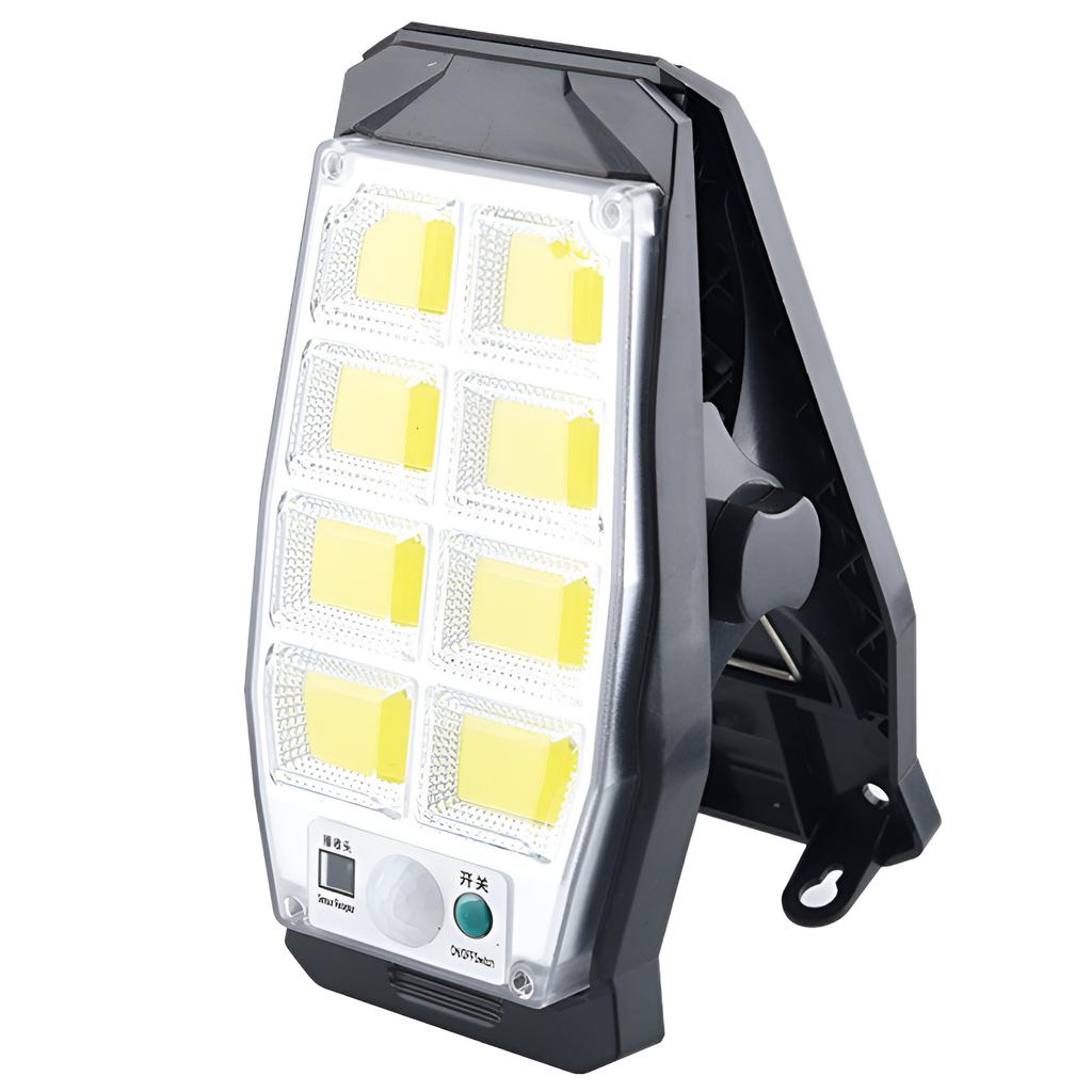 Solar Wall Light with Motion Sensor, Auto On/Off, IP65 Waterproof, Solar Powered Outdoor Clip-On Light for Garden, Yard, Pathway