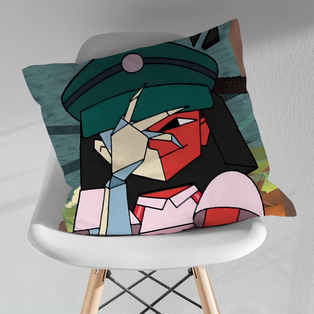 EENA Game DDream BBBQ Pillowcase for Sofa Room Office Decor Printing Merchandise AllMatch Cushion Cover