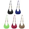 Sophisticated Shoulder Bag Felt Handbag Crossbody Bag with Chain Strap for Women