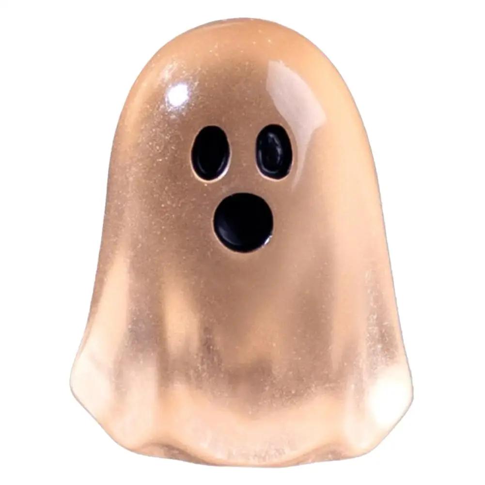 

Luminous Ghost Small Ornament Mini Micro Landscape Night Ghost Decoration Ornament Gifts Miniatures Halloween Small Light Q2B6