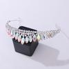 Japanese & Korean Style Bridal Rhinestone Crown Headpiece for Weddings, Evening Dresses & Children's Birthdays