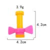 4pcs/set Anxiety Relief Sensory Rotating Screw Colorful Push Fidget Pencil Toppers  Fidget Toy